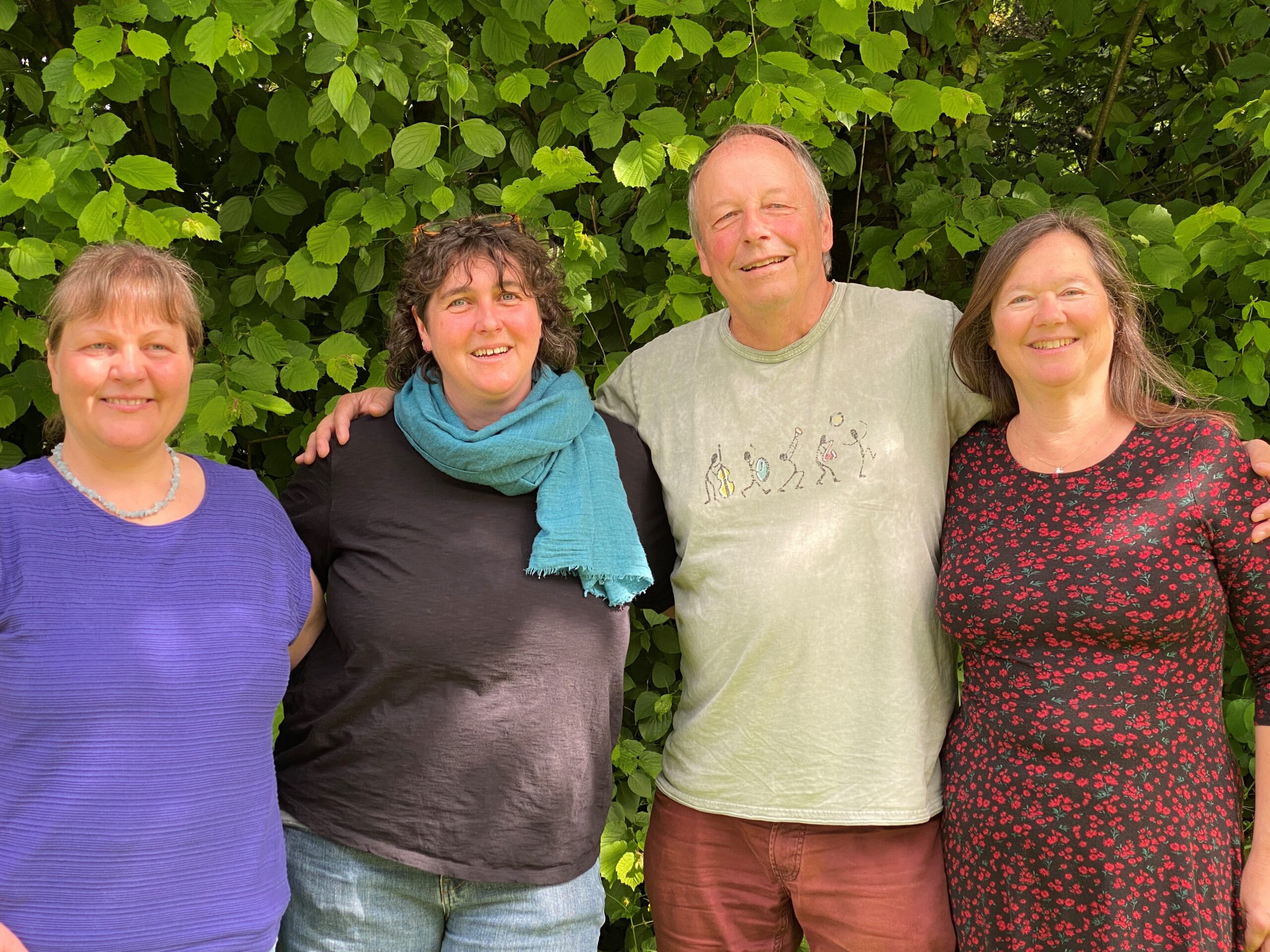 Foto: Yvonne Steidle, Simone Wagner, Wolfgang und Katharina Bossinger (von links)